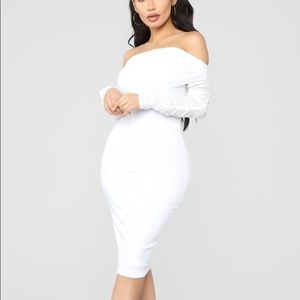 Fashion nova white dress